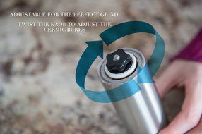 iNeibo Ceramic Burr Manual Coffee Grinder N7