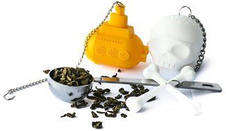 Altarmoss Novelty Tea Infuser Bundle - Yellow Submarine And Tea Bones - 100% Food Grade Silicone Tea Infuser,... N5