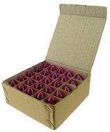 7 Watt C7 Transparent Outdoor Patio Party Christmas Novelty Replacement Bulbs, 25 Pack (Red) N15