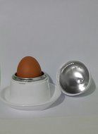 Kitchen Microwave Egg Boiler Portable PP Plastic Egg Cooker 1 Eggs Poached Egg Cooker Cooking Tools N2