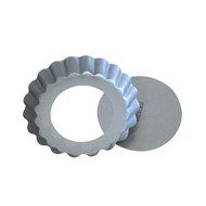 Befamous Non-Stick Rectangular Tart with Loose Removable Bottom 11.5x6x2cm N5