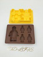 10pc Candy Molds For Lego Lovers, Chocolate Molds, Ice Cube Molds, Silicone Baking Molds, PREMIUM Silicone Molds... N2