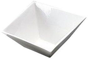 American Metalcraft SQB55 4-7/8-Inch Square Porcelain Bowl, 13-Ounce N2