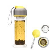Tea Infuser Travel Mug and Pumeli Mint Green Tea Set N3