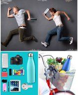 Super Modern Vacuum Insulated 17oz Wave Bottle - Double Walled Stainless Steel Water Thermos - Cola Style Hydro... N15