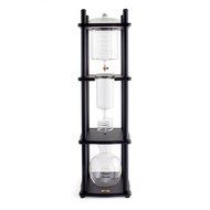 Yama Glass 25 Cup Cold Drip Maker Straight Black Wood Frame N5