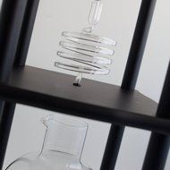 Yama Glass 25 Cup Cold Drip Maker Straight Black Wood Frame N7