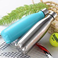 Super Modern Vacuum Insulated 17oz Wave Bottle - Double Walled Stainless Steel Water Thermos - Cola Style Hydro... N18