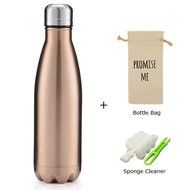 Super Modern Vacuum Insulated 17oz Wave Bottle - Double Walled Stainless Steel Water Thermos - Cola Style Hydro... N22