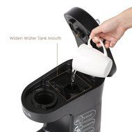 Aicok Travel Size K Cup Coffeemaker Single Serve Brewing System Coffee Machine, Black