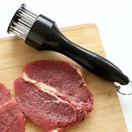 Profession Meat Meat Tenderizer Needle With Stainless Steel Kitchen Tools (White)