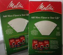 Melitta Coffee Filters #2 - 40 Ct. White (2 Boxes - Total of 80 Filters) N2