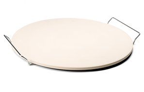 Chef's Star 15" Ceramic Pizza Stone and Pizza Cutter N3