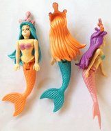 Mermaid Figurine Cake Toppers - 3 pcs N2