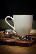 The Friendly Swede Stainless Steel Long Push-Open Handle Tea Infuser, Set of 4 N6