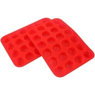 LUXEHOME 24 Cup Non-stick Silicone Muffin Tray &amp; Cupcake Moulds, 2 Per Pack N3