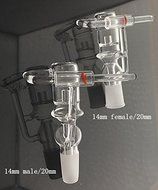 HYP 10mm 14mm 18mm Quartz Dish With Cap Fit 16mm/20mm Coil (18mm female/20mm) N6