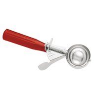 Hamilton Beach 78-24 S/S Red Handled Portion Control #24 Disher Scoop