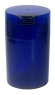 Tightvac - 1 to 6 oz Vacuum Sealed Storage Container, Blue Tint Cap &amp; Body