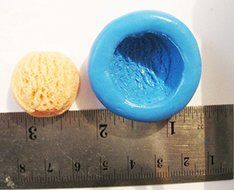 Ice Cream Scoop Flexible Food Grade Silicone Push Mold for Polymer Clay, Resin,wax,miniature Food,sweets,plaster
