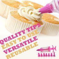 RevoLity Pastry Lcing Piping Bag Nozzle Tips Fondant Cake Sugar Craft Decorating Tool Set - Cake Decorating Pen... N15