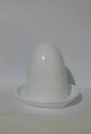 Kitchen Microwave Egg Boiler Portable PP Plastic Egg Cooker 1 Eggs Poached Egg Cooker Cooking Tools N6
