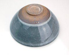 Ryu Mei Nezumi Turtle Shell Chawan (Japanese Ceremony Tea Bowl) #47117 N3