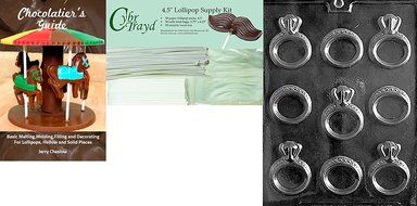 Cybrtrayd W051 Engagement/Wedding Ring Wedding Chocolate Candy Mold with Exclusive Cybrtrayd Copyrighted Chocolate...