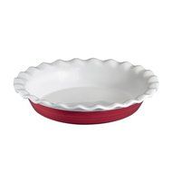 CorningWare Etch 9.5 Inch Pie Plate in Brick by CorningWare