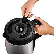 KRUPS XB1130 ET351 Replacement Thermal Coffee Carafe, 12 Cup, Silver N3