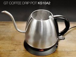 GT Electric Drip Pot Kettle Stainless Steel Hot Pot Coffee&Tea Maker 1L KS10A2 N6