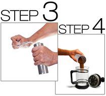 Thirst Friend MINI Manual Coffee Grinder With Free Cleaning Brush &amp; Waterproof Travel Pouch. Top Rated Portable... N6