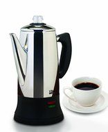 Elite Platinum EC-120 Maxi-Matic 12 Cup Percolator, Stainless Steel