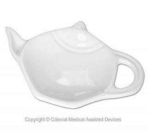Ceramic Tea Bag Holders WHITE