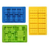 Freshlove Building Bricks Candy Mold Pan, Jelly&amp;ice Cube Tray Silicone - Makes Brick, Candy, Chocolate, Birthday... N3