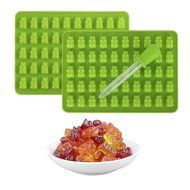Gummy Bears Molds, Newcomdigi Silicone Gummy Bears Molds 50 Mini Gummy Candy Bears or Healthy Sugar Free Gummy... N5