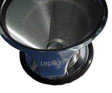 Lepilion Stainless Steel Reusable Coffee Filter and Brewer with Coffee Stand (2 cup) | Paperless Pour Over Coffee... N2