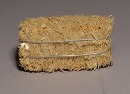 Miniature Authentic Hay Bale
