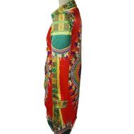 Jacket,Morecome Women Long Sleeve Fashion African Print Dashiki Long Jacket N3