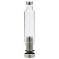 Primula Cold Brew Travel Bottle with Black Insulating Neoprene Sleeve &ndash; Borosilicate Glass and Stainless Steel... N10