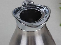 niceeshop(TM) Stainless Steel Vacuum Insulated Thermos Thermal Carafe with Press Button Top,Western Restaurant...