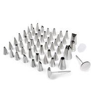 CrazyEve 52pcs 304 Stainless Steel Diy Icing Tools Cookie Sugarcraft Cake Decorating Supplies Pastry Tool Kits N4