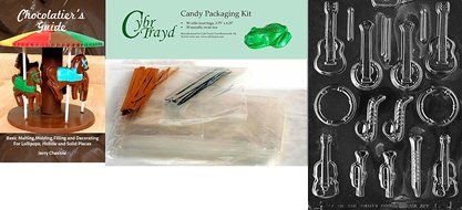 Cybrtrayd J062 Musical Instruments Chocolate Candy Mold with Exclusive Cybrtrayd Copyrighted Chocolate Molding... N4