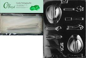 Cybrtrayd J055 Hard Hat Tools Hammer Chocolate Candy Mold with Exclusive Cybrtrayd Copyrighted Chocolate Molding... N3