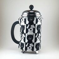 French Press Cozy Cafetiere Cosy Cat Dog Lover Coffee Accessory Insulated Cover 8 cup N4