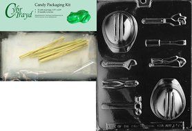 Cybrtrayd J055 Hard Hat Tools Hammer Chocolate Candy Mold with Exclusive Cybrtrayd Copyrighted Chocolate Molding... N5