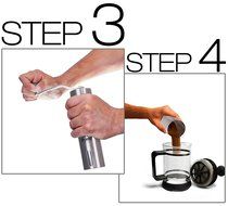 Thirst Friend MINI Manual Coffee Grinder With Free Cleaning Brush &amp; Waterproof Travel Pouch. Top Rated Portable... N8