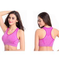 PHOTNO Women Fitness Yoga Sports Bra For Running Gym Padded Underwear Push Up Bras N6