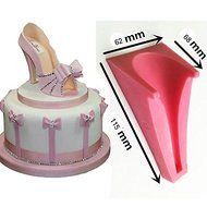 Anyana 3D Stilleto High Heel Lady Shoe Silicone Fondant Mold Cake Decorating Pastry Gum Pastry Tool Kitchen Tool... N2