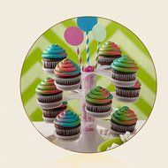 2 Pcs/ ColorSwirl 3 Color Icing Piping Bag Nozzle Converter Cream Coupler Cake Decorating N2